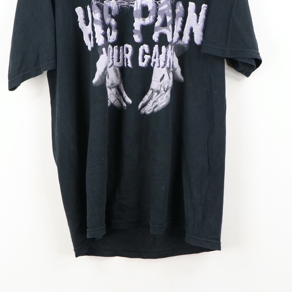 Vintage Streetwear His Pain Your Gain Jesus Shirt